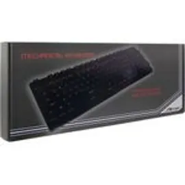 Inter-Tech Nitrox NK-2000ME mechanische Gaming Tastatur schwarz, LEDs RGB, Huano Switch Master BLUE, USB, DE/US (88884100)