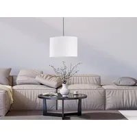 Meine wunschleuchte LED Designklassiker Pendelleuchte Esstischlampe Lampenschirm Leinen Weiß