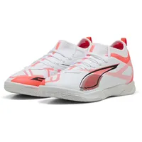 Puma Ultra 5 Match IT + Mid Kinder Puma White/Black/Glowing Red 34