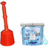 AC-PUR T3 Rohrreiniger mit Korrosionsschutz 5kg + AQUA CLEAN Turbo Rohrfrei Saugglocke