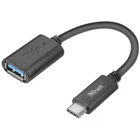 Trust USB-C auf USB-A Adapter 0,09 m Schwarz