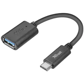 Trust USB-C auf USB-A Adapter 0,09 m Schwarz