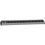 Bachmann Steckdosenleiste 12-fach 2 m Grau