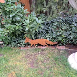 Rost Deko Reineke Fuchs - Edle Handwerkskunst für Garten und Terrasse