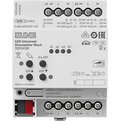 1St. Jung 390041SR KNX LED-Universal-Dimmaktor 4fach