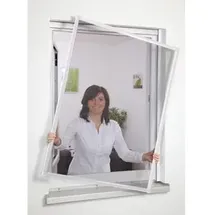 culex Fliegenschutzgitter Alu Basic 120 x 140 cm Weiß