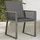 vidaXL Gartenstuhl 59 x 68,3 x 52,2 cm schwarz 4 St.