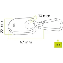 mobile origin SmartTag2 Hülle weiß