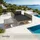 Tectake Konstanza Loungeset beige/grau