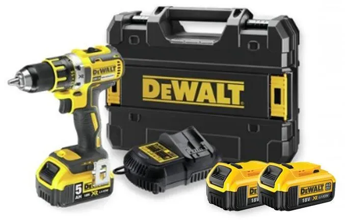 DeWalt 18V Akku Bohrschrauber, mit 3 x 4 Ah Akkus - DCD790M3-QW