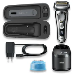 Braun Series 9 Pro 9496cc, Folienschaber, Silber, Akku, Lithium-Ion (Li-Ion), In