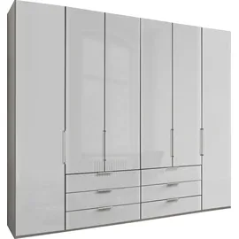 Wiemann Drehtürenschrank Monaco 246,9 x 236 x 58 cm Grau/Weiß