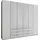 Wiemann Drehtürenschrank Monaco 246,9 x 236 x 58 cm Grau/Weiß