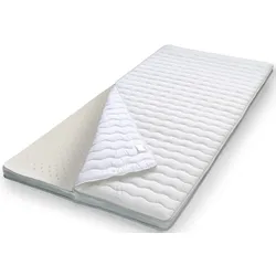 Topper STENDEBACH "Softtop Silver+ Latex", weiß, B:100cm H:8cm L:200cm, Latex, Topper