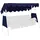 Angerer Sonnendach 200 x 120 cm Polyethylen blau