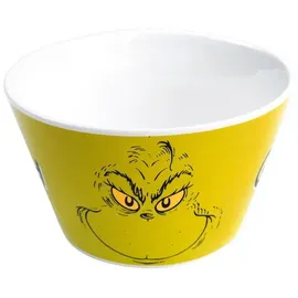UNITED LABELS Grinch Müslischale Schale 500ml in grün Schüssel Gesicht Müslischale Keramik, Müslischüssel,
