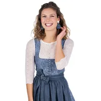 MarJo Dirndl Midi Dirndl 2tlg. - JOSEPHINE - blaugrau blau|grau 40