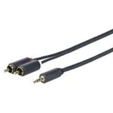 Vivolink Audiokabel 3,5mm-Klinken-Stecker / 2x RCA-Stecker 5,0m (PROMJRCA5)
