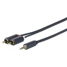 Vivolink Audiokabel 3,5mm-Klinken-Stecker / 2x RCA-Stecker 5,0m (PROMJRCA5)