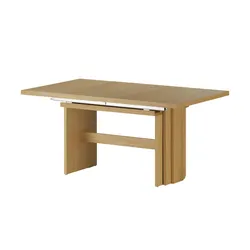Esstisch  ausziehbar  ¦ holzfarben ¦ Maße (cm): B: 95 H: 76