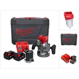 Milwaukee Oberfräse M18 FTR-502X Akku Fräse 18 V Brushless + 2x Akku 5,0 Ah + Ladegerät