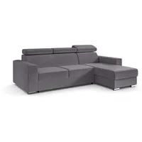 Altdecor Ecksofa mit Schlaffunktion und Bettkasten, Polstercouch in L-Form,