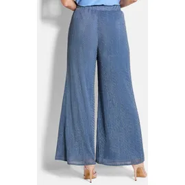 GOLDNER Schlupfhose mit Glanzeffekt Hosen Blau 40