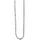 Adelia's Kordelkette Unisex Edelstahl Silber