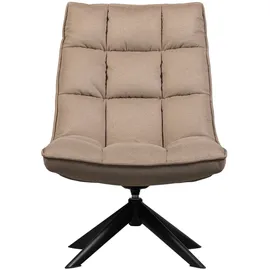 Woood Drehsessel Jouke aus Preo-Gewebe, modern und gepolstert, Sand, komfortabler Sitz für Dein Zuhause