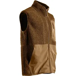 Faserpelzweste "22465-682" Customized - XXL - nussbraun