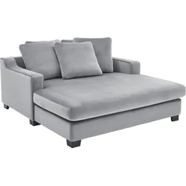 Atlantic Home Collection XXL-Sessel "Nobel", grau (silbergrau), B:158cm H:89cm T:173cm, ATLANTIC HOME COLLECTION, Sessel, XXL-Sessel, Megasessel, Loveseat, inkl. 5 Rückenkissen, frei im Raum stellbar