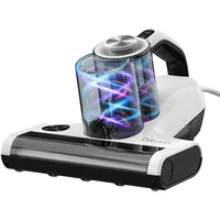 Dibea Handstaubsauger für Matratzen, 18Kpa Milbensauger für Matratzen, 450W, Staubmilben-Sensor, LED-Anzeige, 60°C Heißer Wind, Ultraschall, entfernt 99,99% Bettwanzen, Bakterien, Allergene