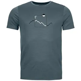 Ortovox 150 Cool Peak Focus Herren T-Shirt (Grau XL)