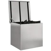 vidaXL Aufbewahrungsbox 55 x 50,5 x 50 cm Silber