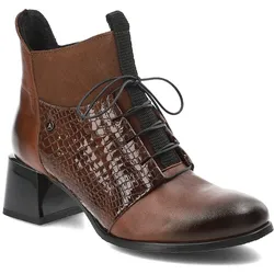 Braune Stiefeletten Armodo Echtlederschuhe, 37