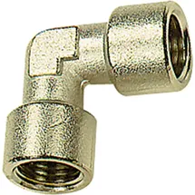 Riegler Winkelstück, innen/innen, G 1/8, SW 10, Messing vernickelt