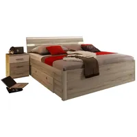 Stella Trading MARS Stilvolle Doppelbett Bettanlage 180 x 200