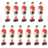 Automaten Hoffmann Kickerfigur "Schuss und Tor" für 13 mm Stangen, Rot-Schwarz, Einzeln