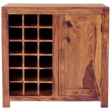 Indischesmoebelhausde Barschrank Kali 90x90x45 aus indischem Sheesham-Massivholz