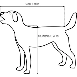 Erst-Holz Hundebett Kuscheliges Haustierbett 120 x 70 cm grau