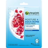 Garnier Skin Naturals Moisture + Aqua Bomb Feuchtigkeitsspendende textile Maske für Frauen