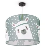 Paco Home Deckenlampe Kinderzimmer Pendelleuchte Babyzimmer Feuerwehr Straße Polizei E27 Schwarz, Design 8 (ø45,5 Cm)