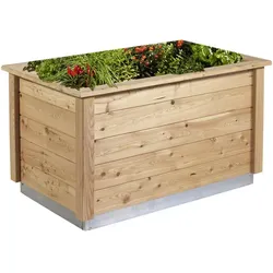 KGT Hochbeet »Woody Light«, BxHxL: 127 x 74 x 80 cm, Holz - beige