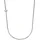 ZEEme Collierkettchen 925 Silber Ankerkette 45cm weiß