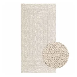 vidaXL Zizur Teppichboden 80 x 150 cm Creme