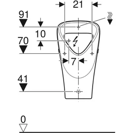 Geberit Renova Urinal (501665008)