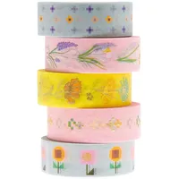 Rico Design Tape Set Futschikato, Floral / 5 Stk.,