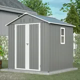Geräteschuppen Metall Garten Gerätehaus Gartenhaus mit Fenster 2.9m2