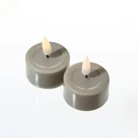 Deluxe Homeart LED Teelichter Mia D 4,1 cm sand 2 St.