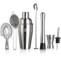 Vacu Vin 7tlg. Cocktail-Set in Silber